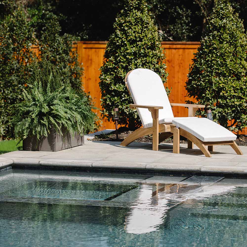 Sunbrella® Cushion for Adirondack Ottoman | White - view 3