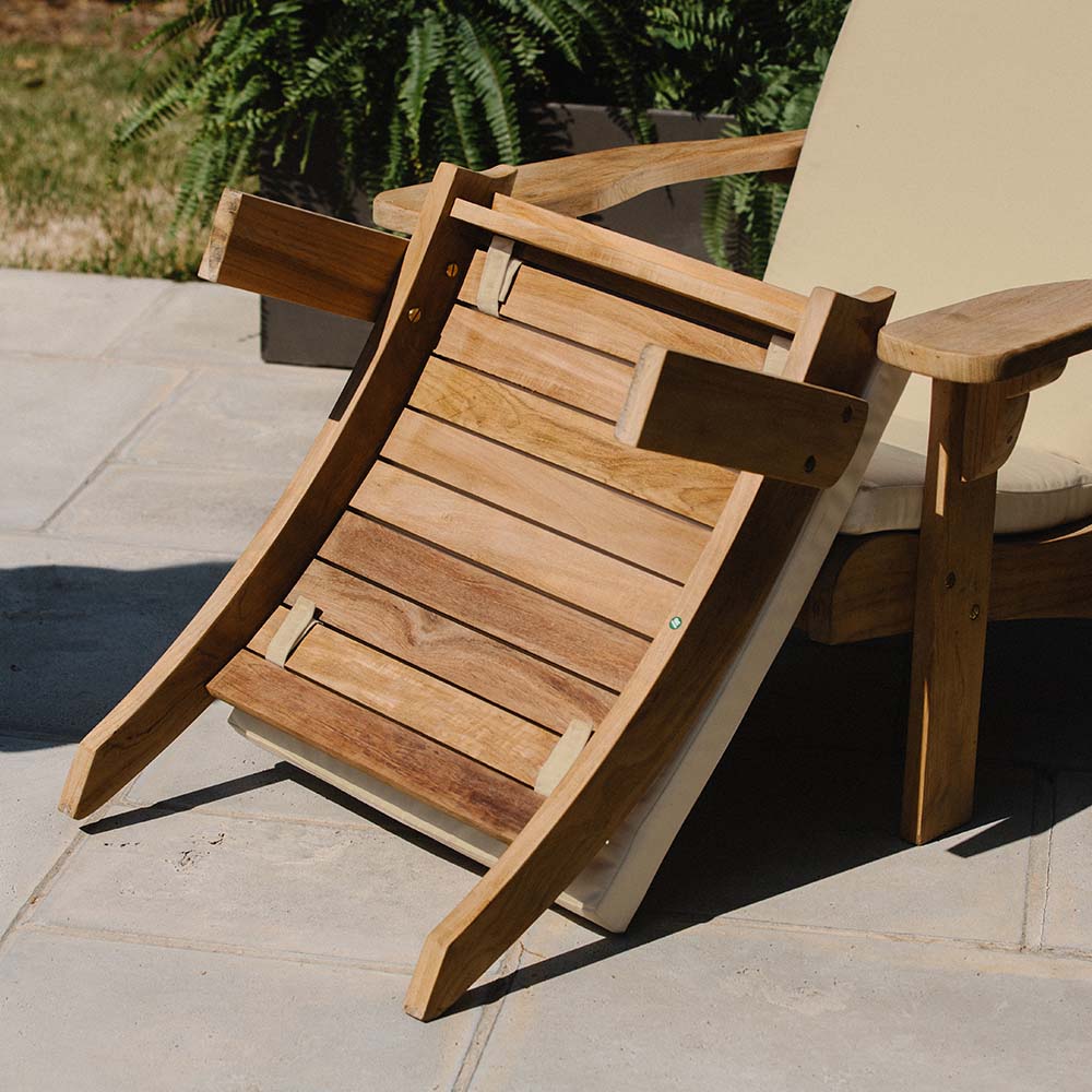 Sunbrella® Cushion for Adirondack Ottoman | Antique Beige - view 17
