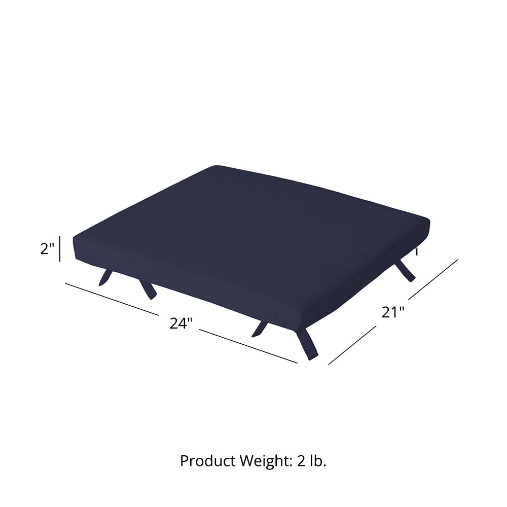 Sunbrella® Cushion for Adirondack Ottoman | Navy Blue
