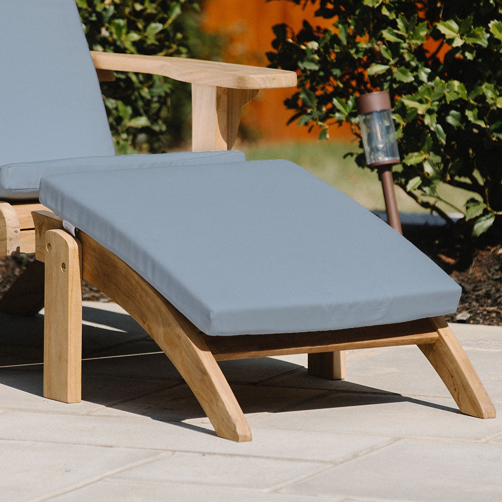 Sunbrella® Cushion for Adirondack Ottoman | Air Blue