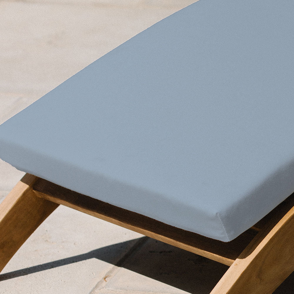 Sunbrella® Cushion for Adirondack Ottoman | Air Blue - view 28