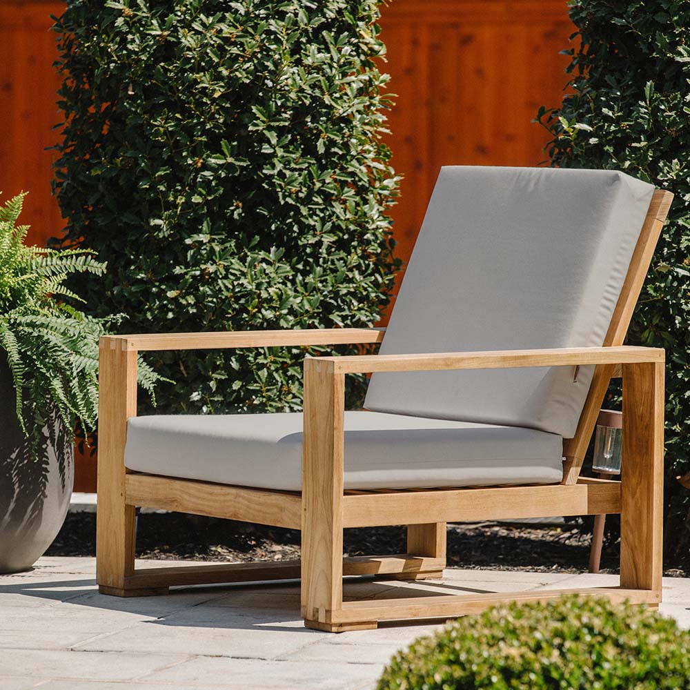Sunbrella® Cushion Set for Sierra Chair | Cast Silver