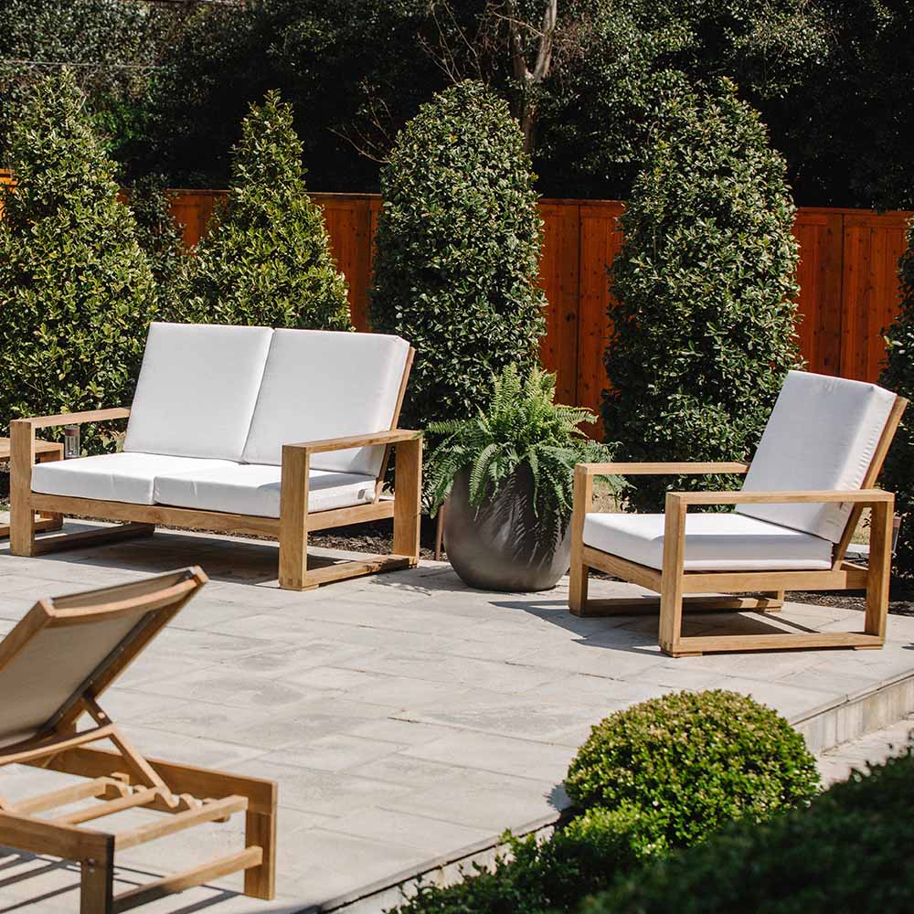 Sunbrella® Cushion Set for Sierra Chair | White - view 3