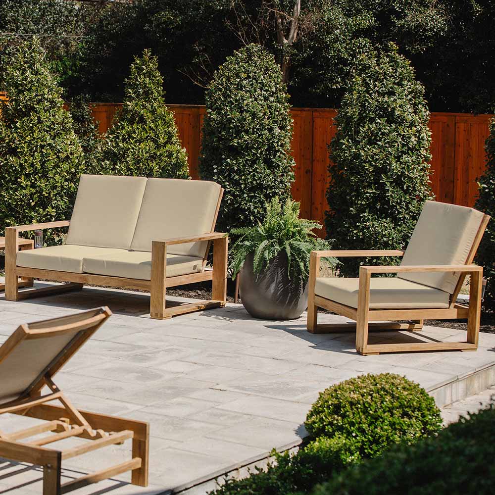 Sunbrella® Cushion Set for Sierra Chair | Antique Beige