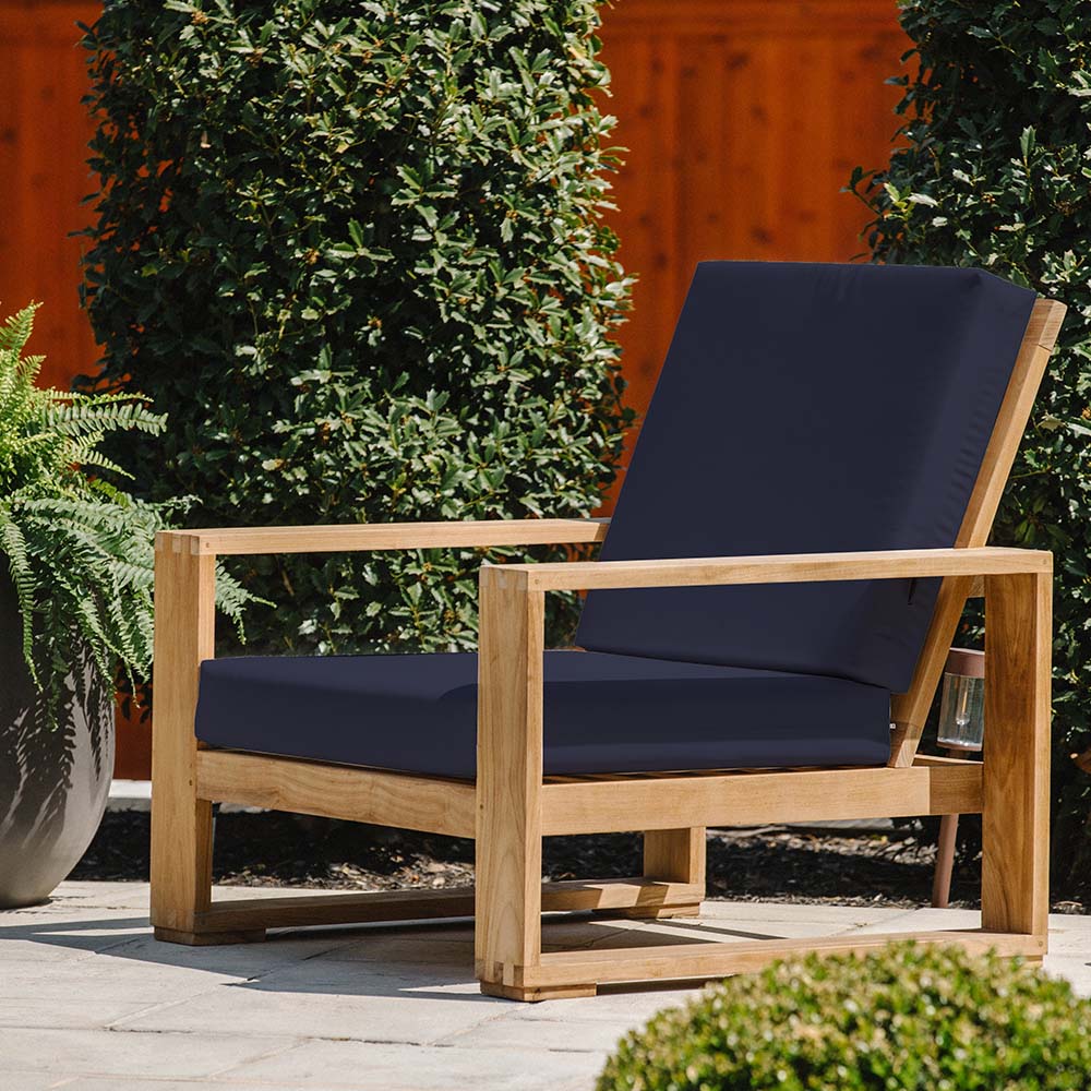 Sunbrella® Cushion Set for Sierra Chair | Navy Blue - view 23