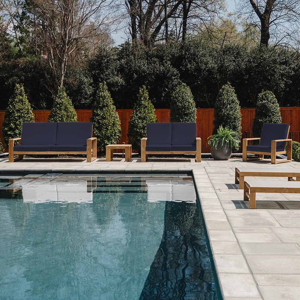 Sunbrella® Cushion Set for Sierra Chair | Navy Blue