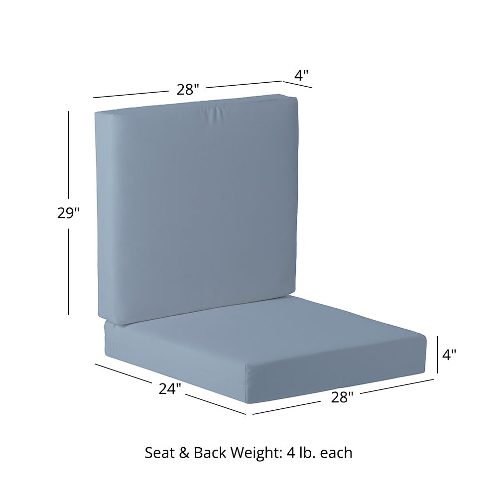 Sunbrella® Cushion Set for Sierra Chair | Air Blue - view 35