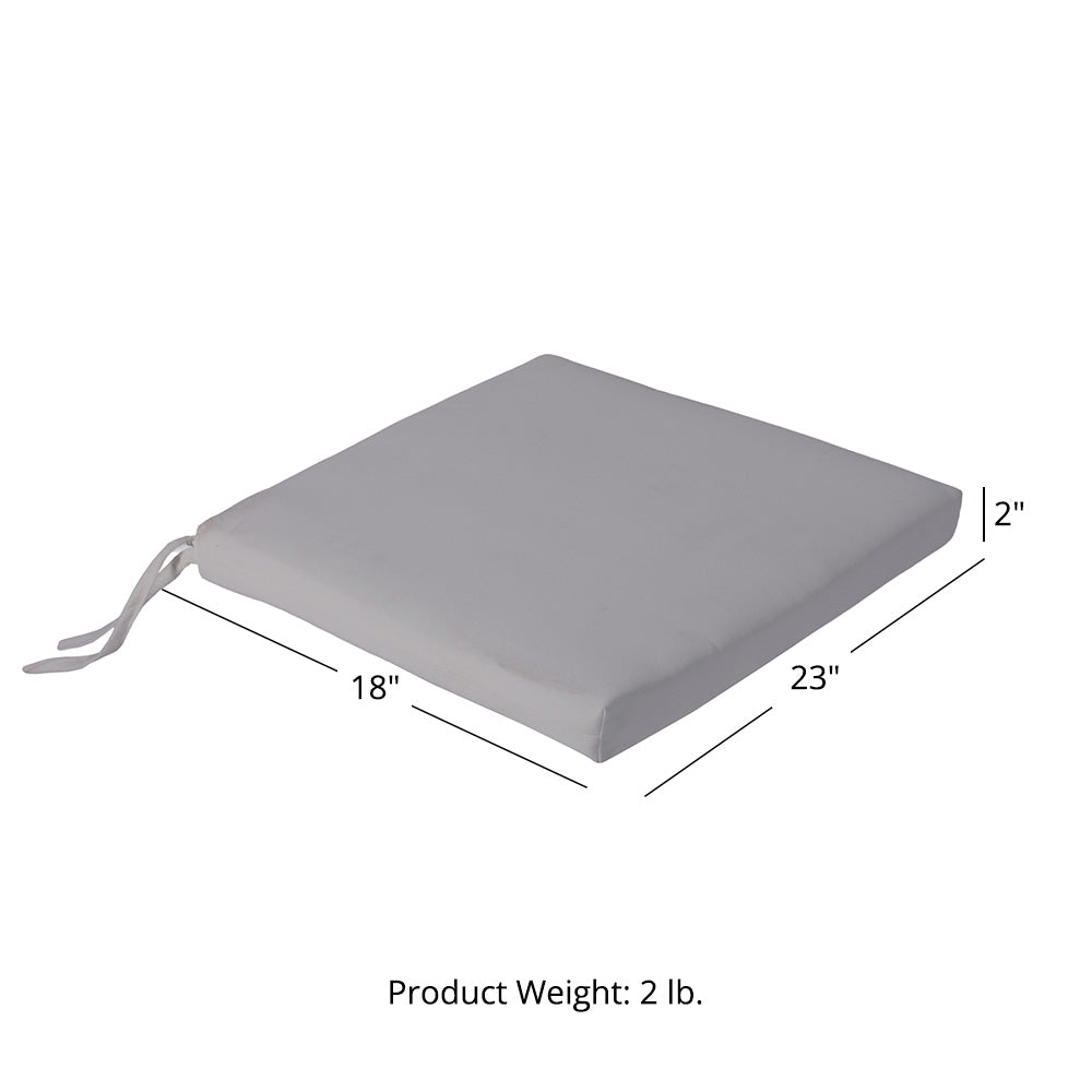 Sunbrella® Cushion for Americana Rocking Chair | Cast Silver - view 12