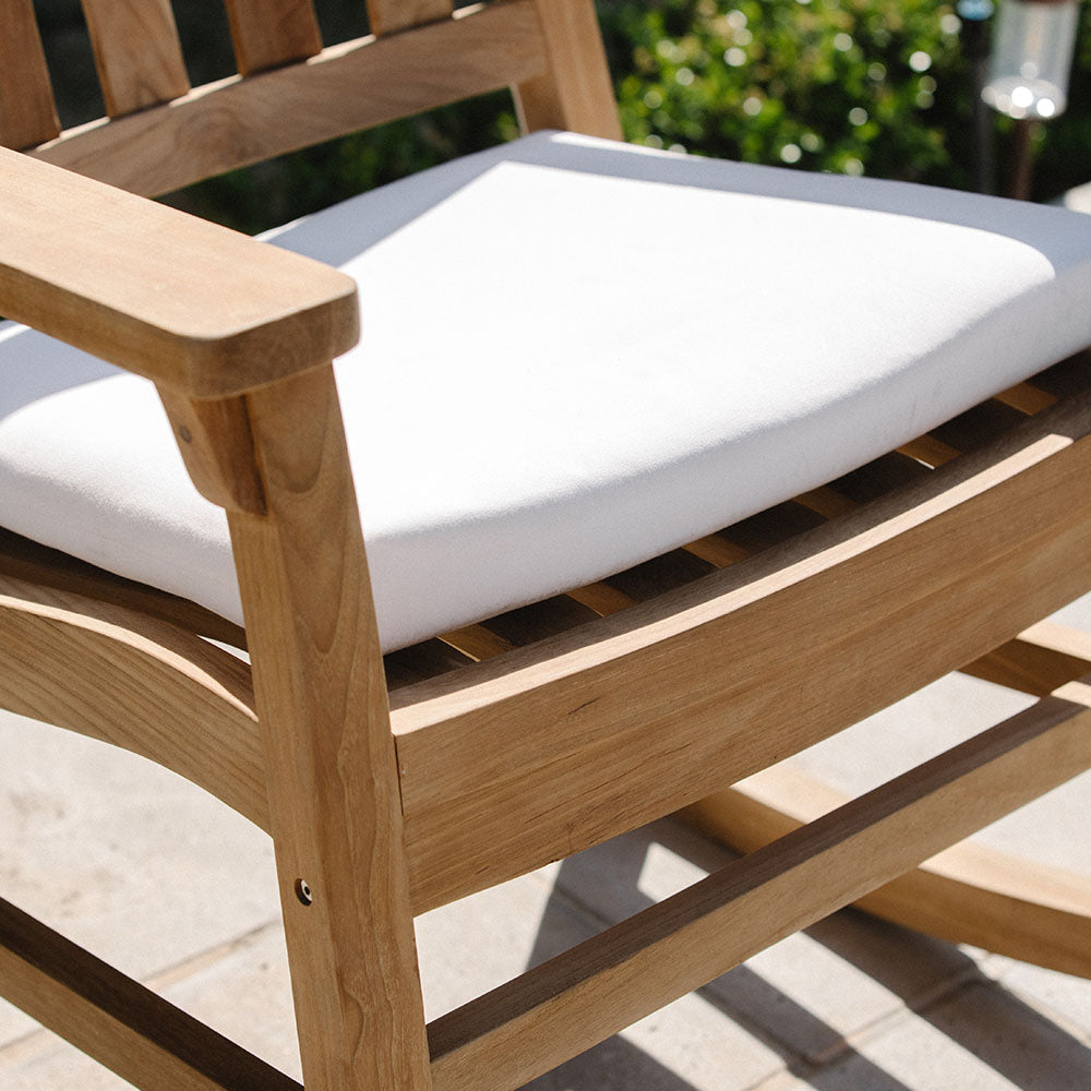 Sunbrella® Cushion for Americana Rocking Chair | White - view 2