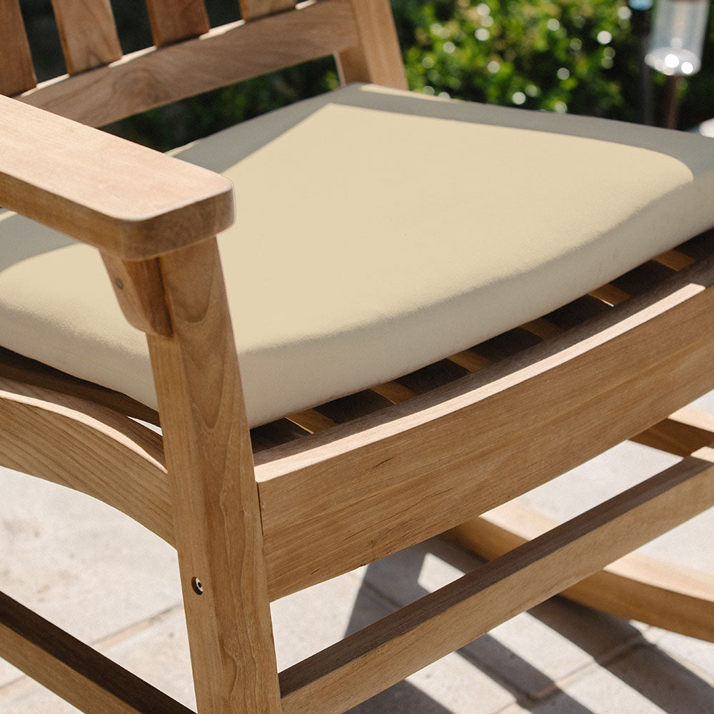 Sunbrella® Cushion for Americana Rocking Chair | Antique Beige - view 14