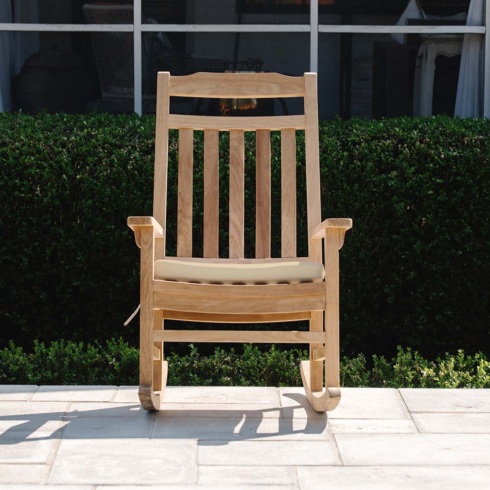 Sunbrella® Cushion for Americana Rocking Chair | Antique Beige - view 15
