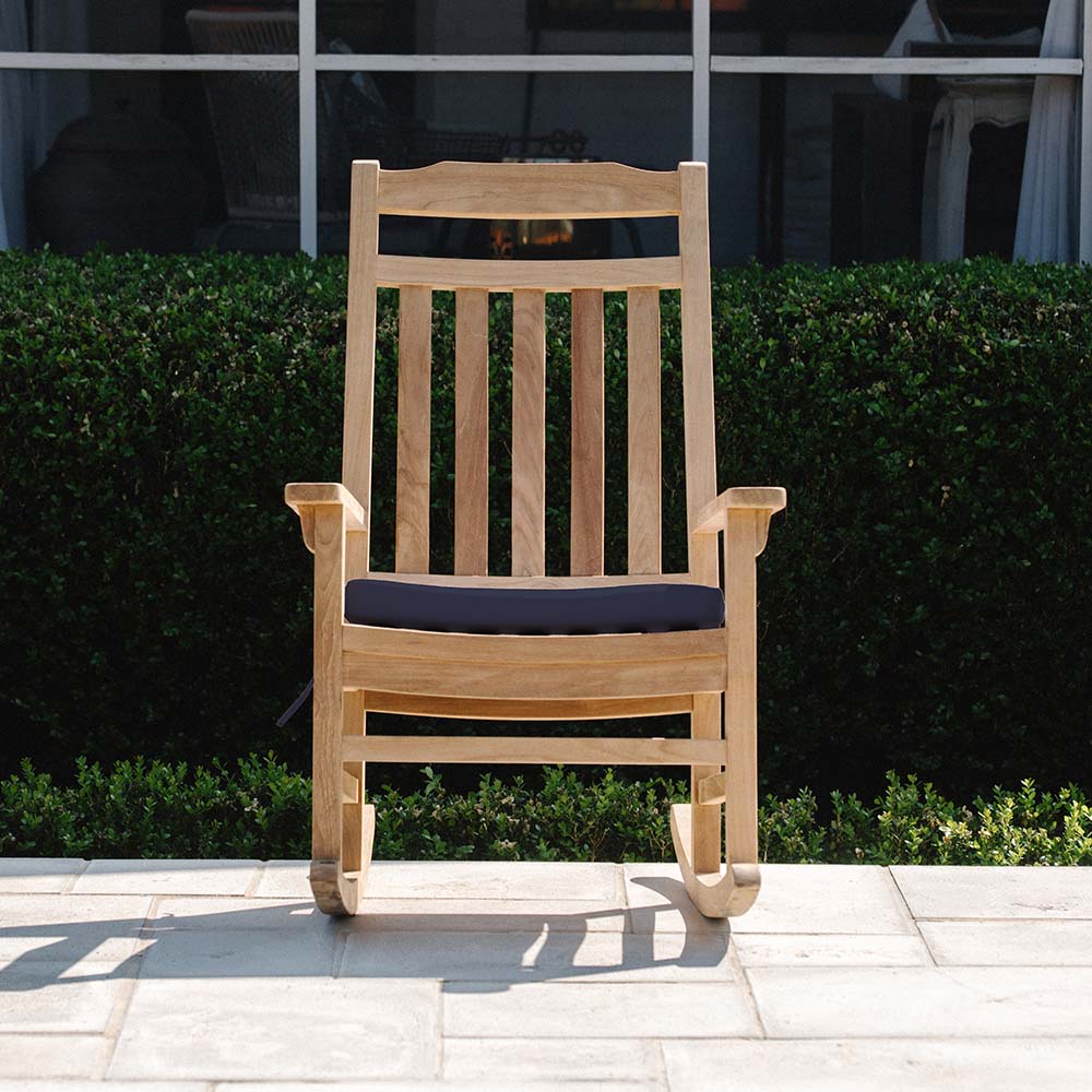 Sunbrella® Cushion for Americana Rocking Chair | Navy Blue - view 21