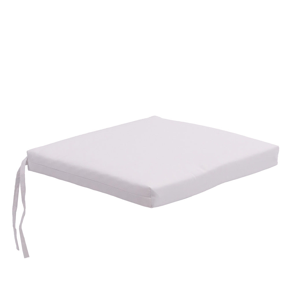 Sunbrella® Savannah Armchair Cushion | White - view 1
