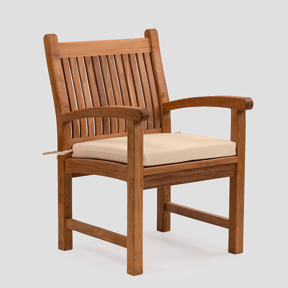 Sunbrella® Savannah Armchair Cushion | Antique Beige - view 22