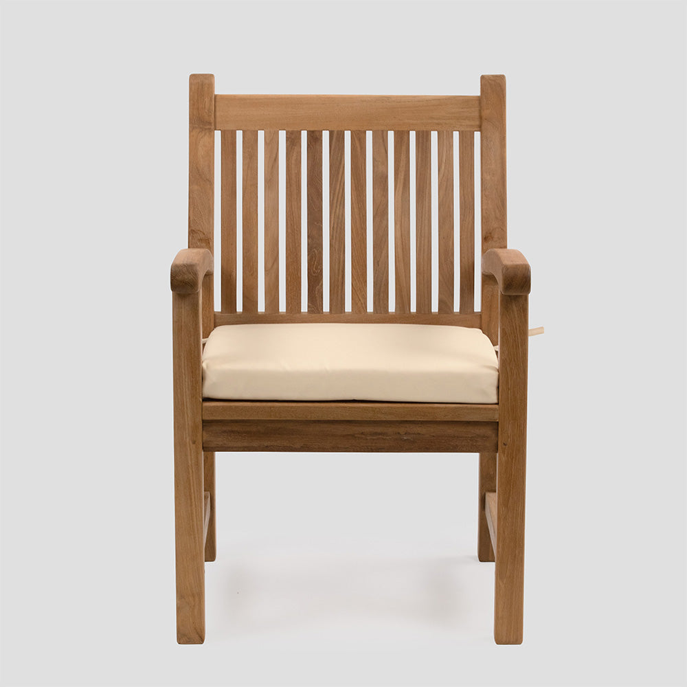 Sunbrella® Savannah Armchair Cushion | Antique Beige