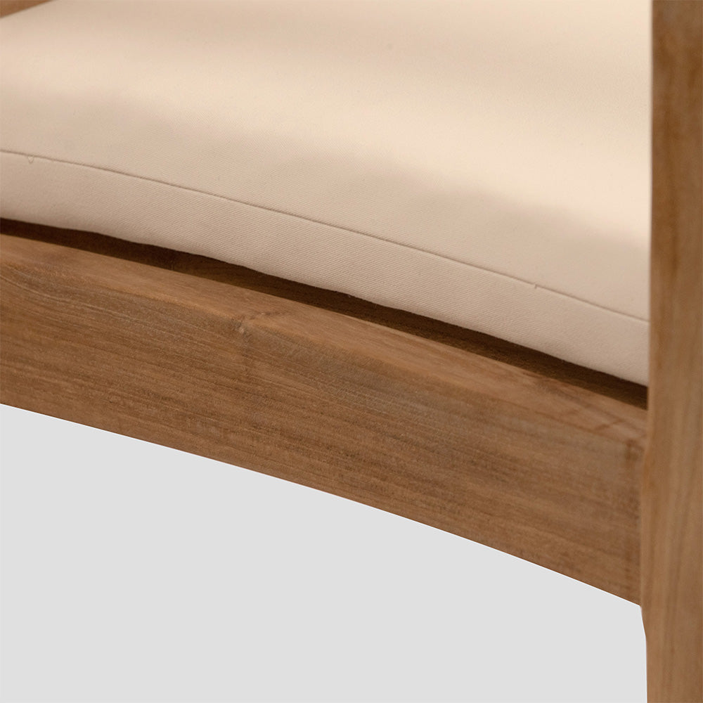 Sunbrella® Savannah Armchair Cushion | Antique Beige - view 25