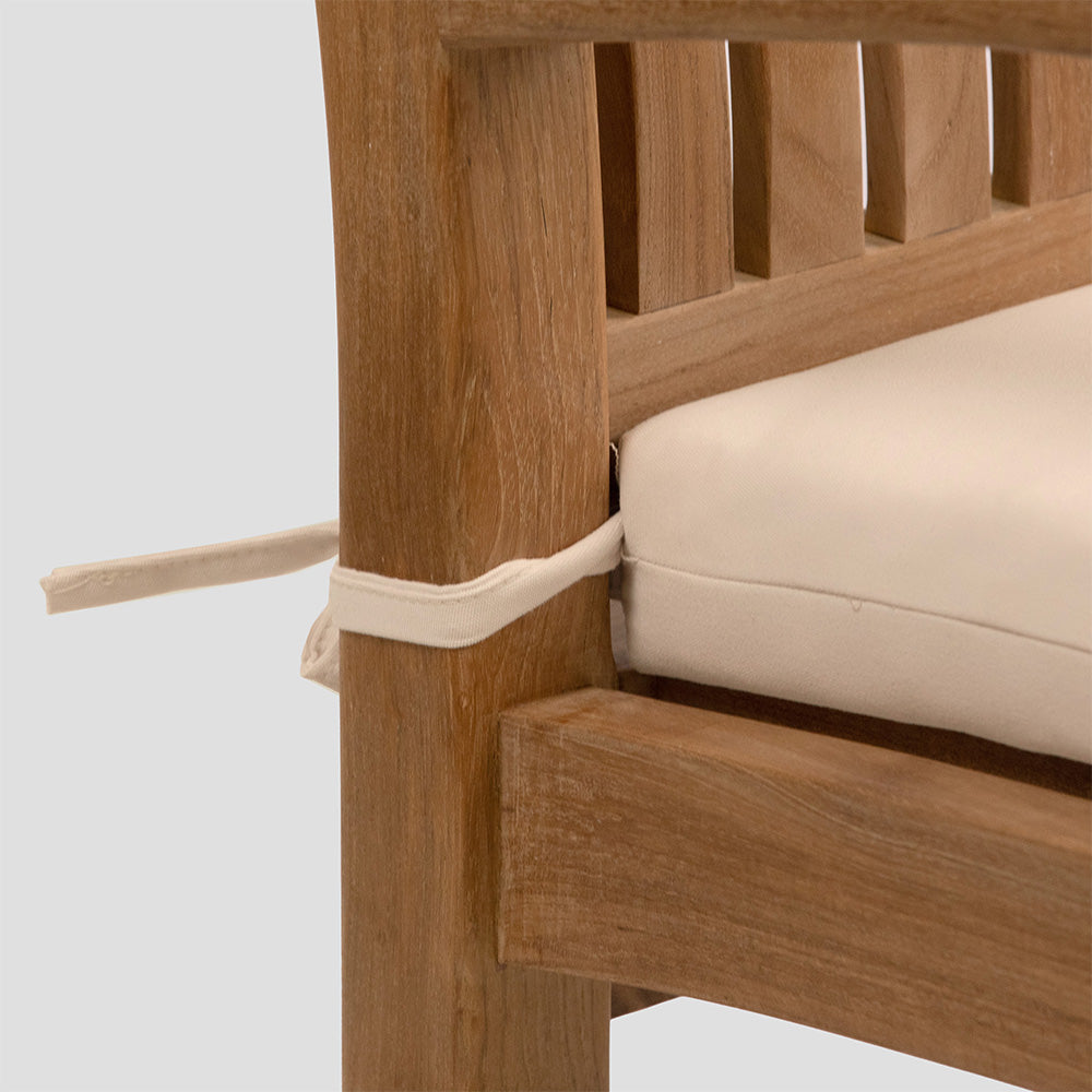 Sunbrella® Savannah Armchair Cushion | Antique Beige