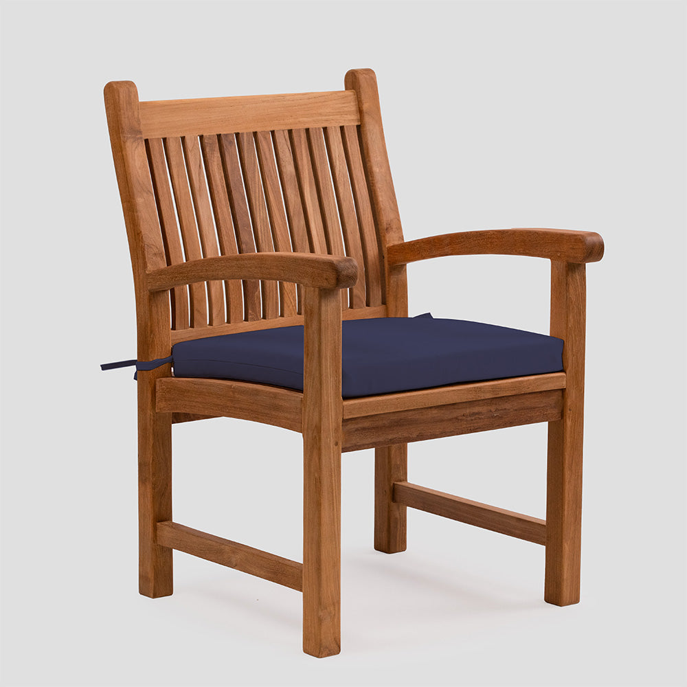 Sunbrella® Savannah Armchair Cushion | Navy Blue