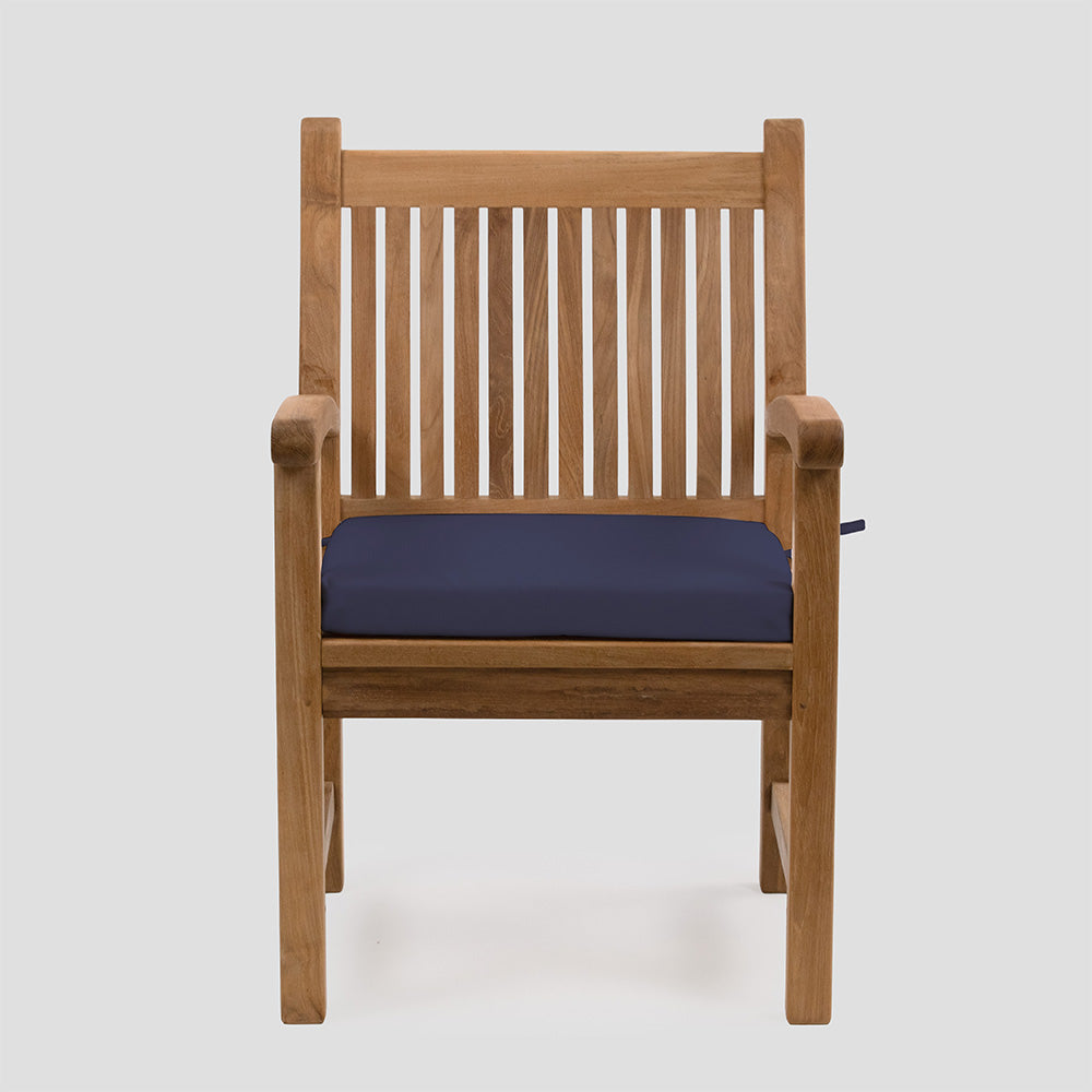 Sunbrella® Savannah Armchair Cushion | Navy Blue