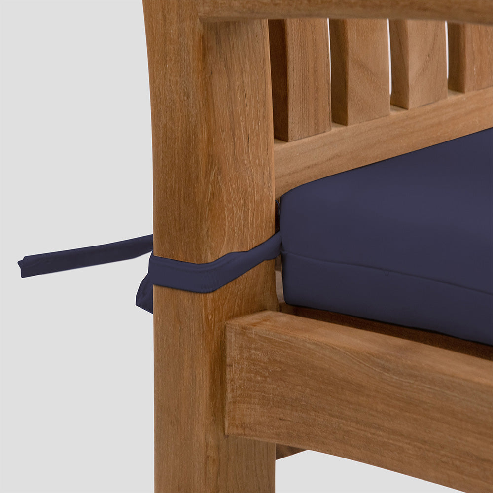 Sunbrella® Savannah Armchair Cushion | Navy Blue