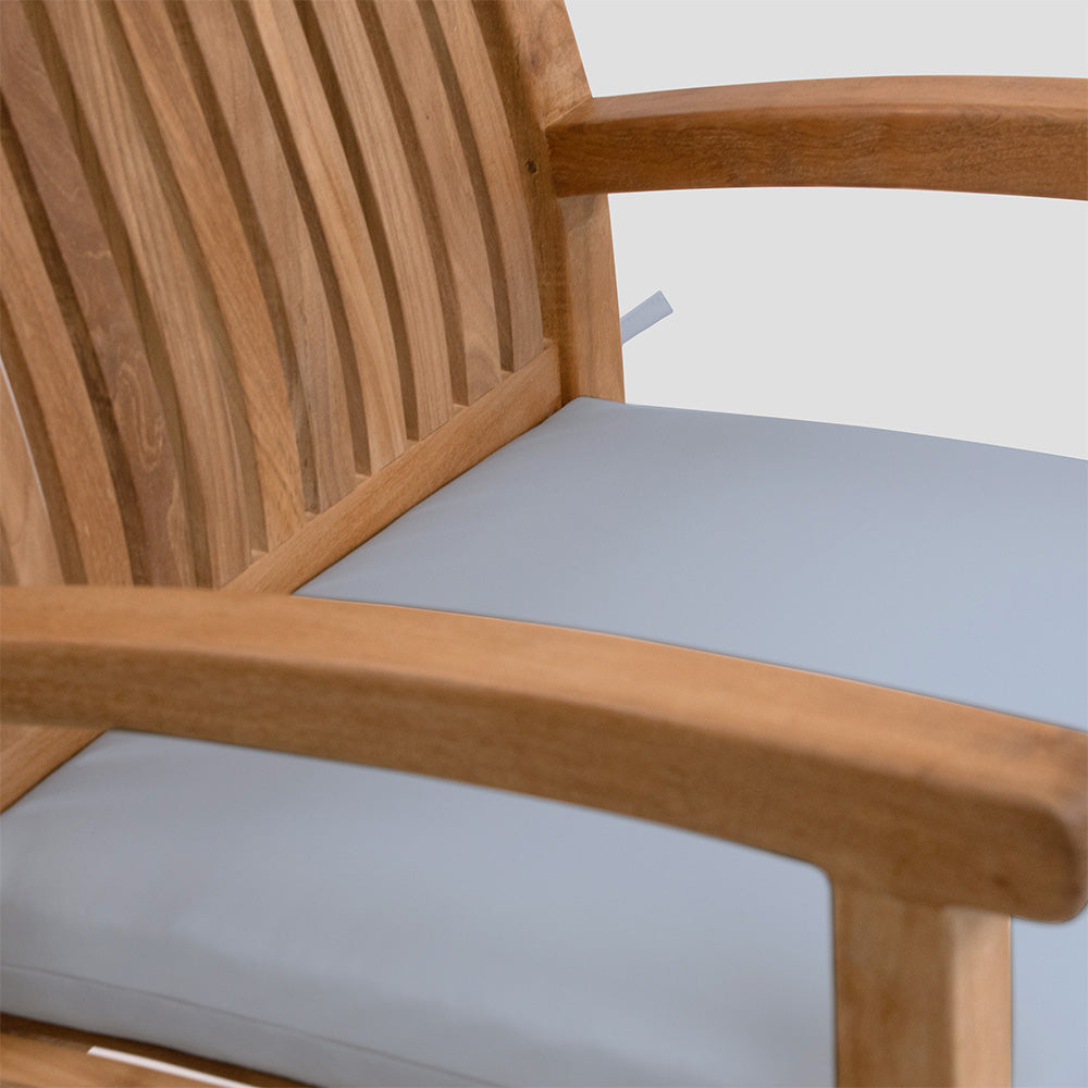 Sunbrella® Savannah Armchair Cushion | Air Blue - view 43
