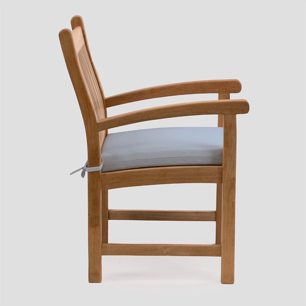 Sunbrella® Savannah Armchair Cushion | Air Blue