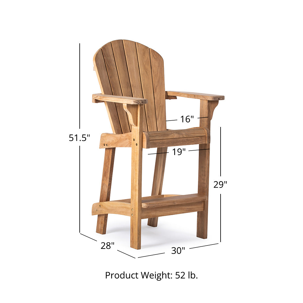 Adirondack Bar Table and Chair Set - view 10