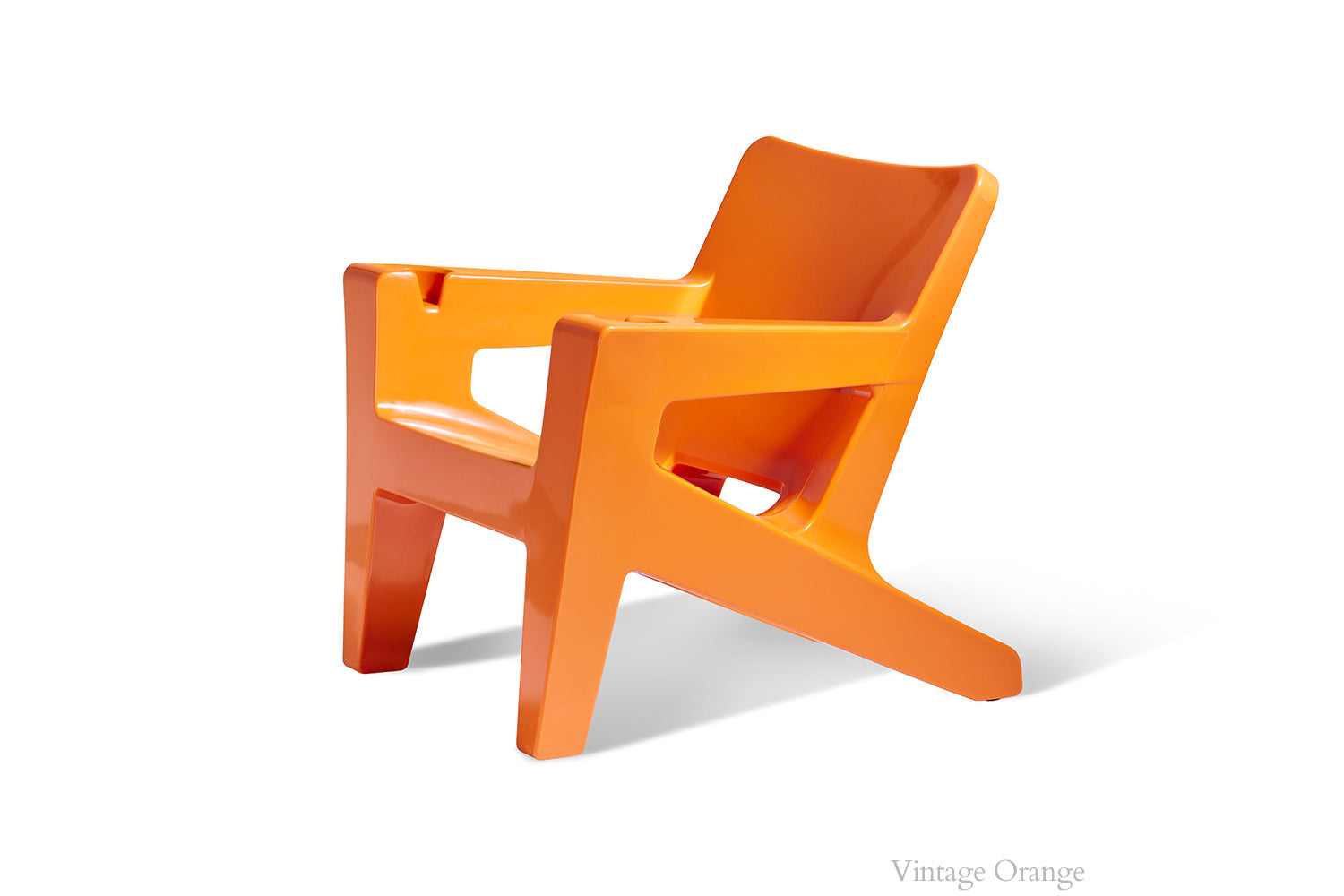 Tupelo Bask Lounge Chair | Vintage Orange