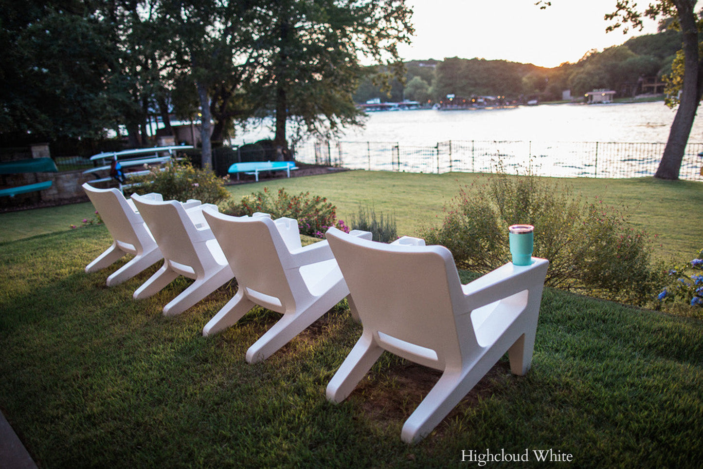 Tupelo Bask Lounge Chair | Highcloud White - view 8