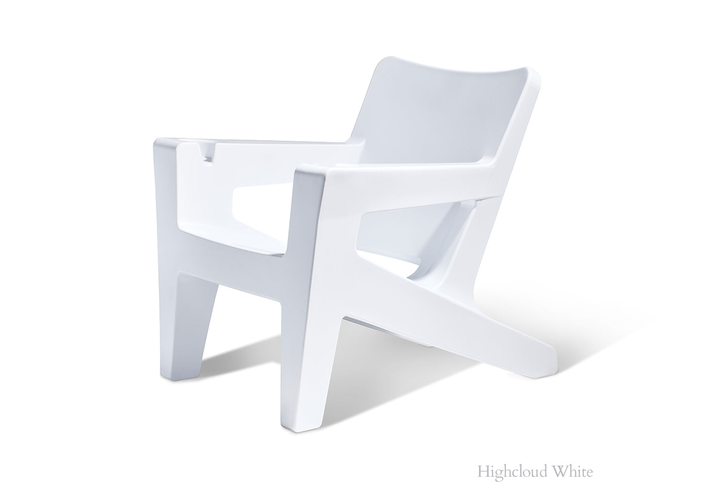 Tupelo Bask Lounge Chair | Highcloud White
