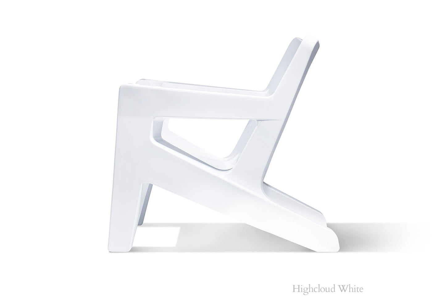 Tupelo Bask Lounge Chair | Highcloud White - view 2