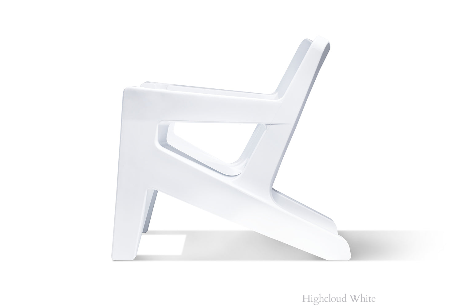 Tupelo Bask Lounge Chair | Highcloud White
