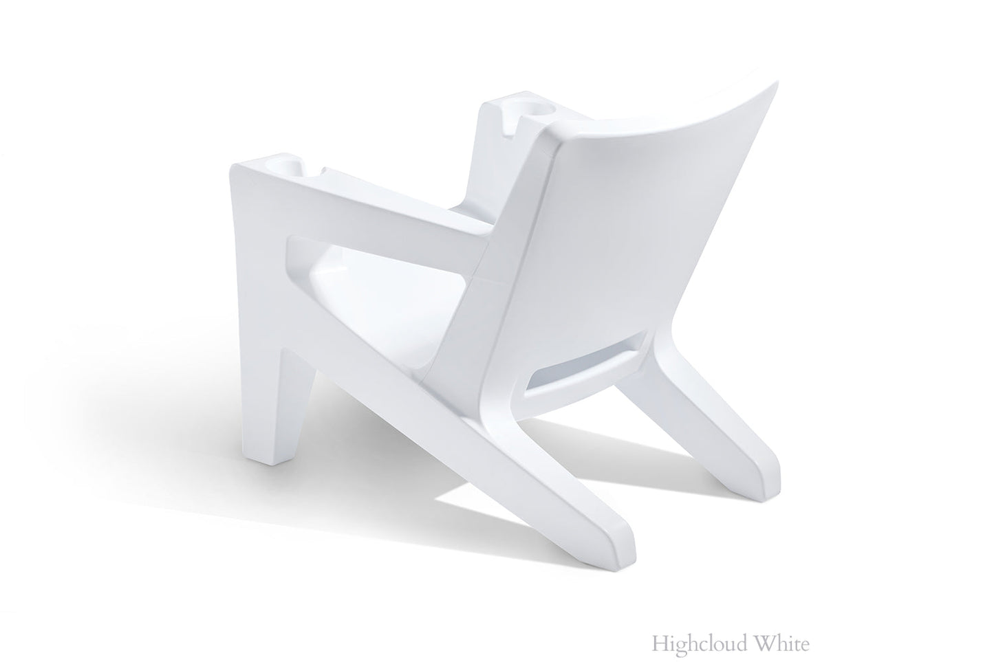 Tupelo Bask Lounge Chair | Highcloud White - view 3