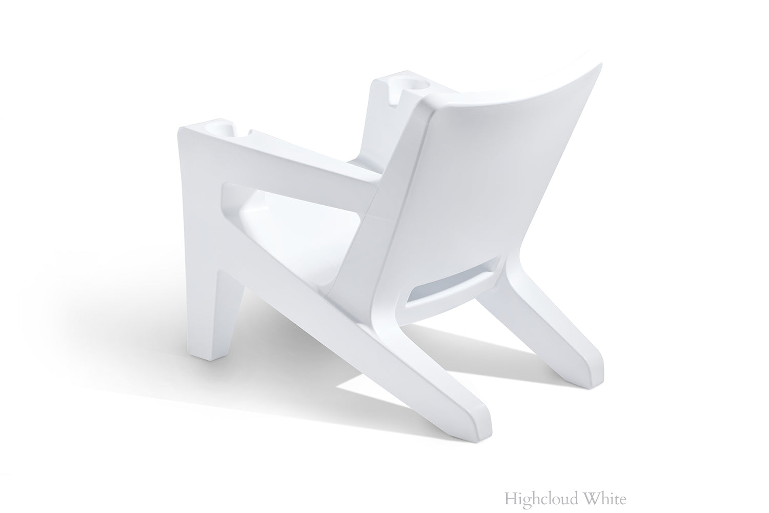 Tupelo Bask Lounge Chair | Highcloud White
