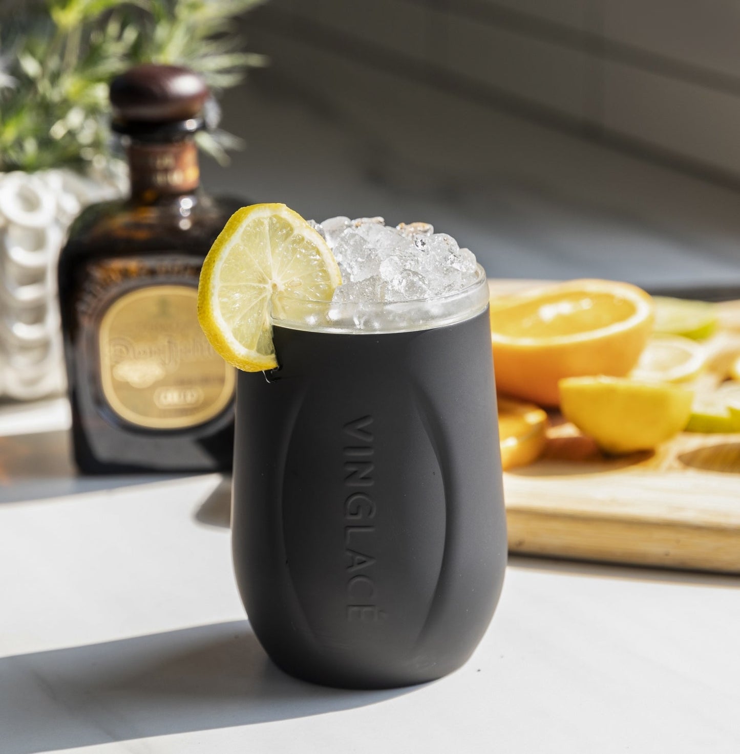 Vinglacé Glass Lined Wine Glass | Black - view 23