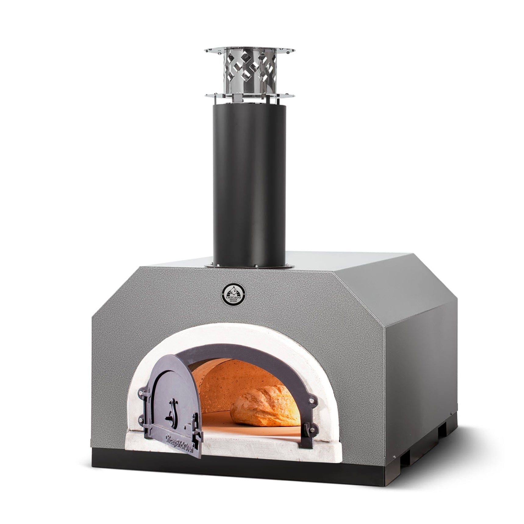 Chicago Brick Oven-500 Countertop-27"x 22" Wood Fired Pizza Oven | Silver Vein