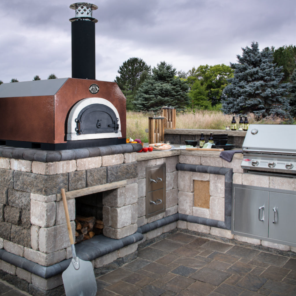 Chicago Brick Oven-750 Countertop-38"x28" Wood Fired Pizza Oven | Copper Vein