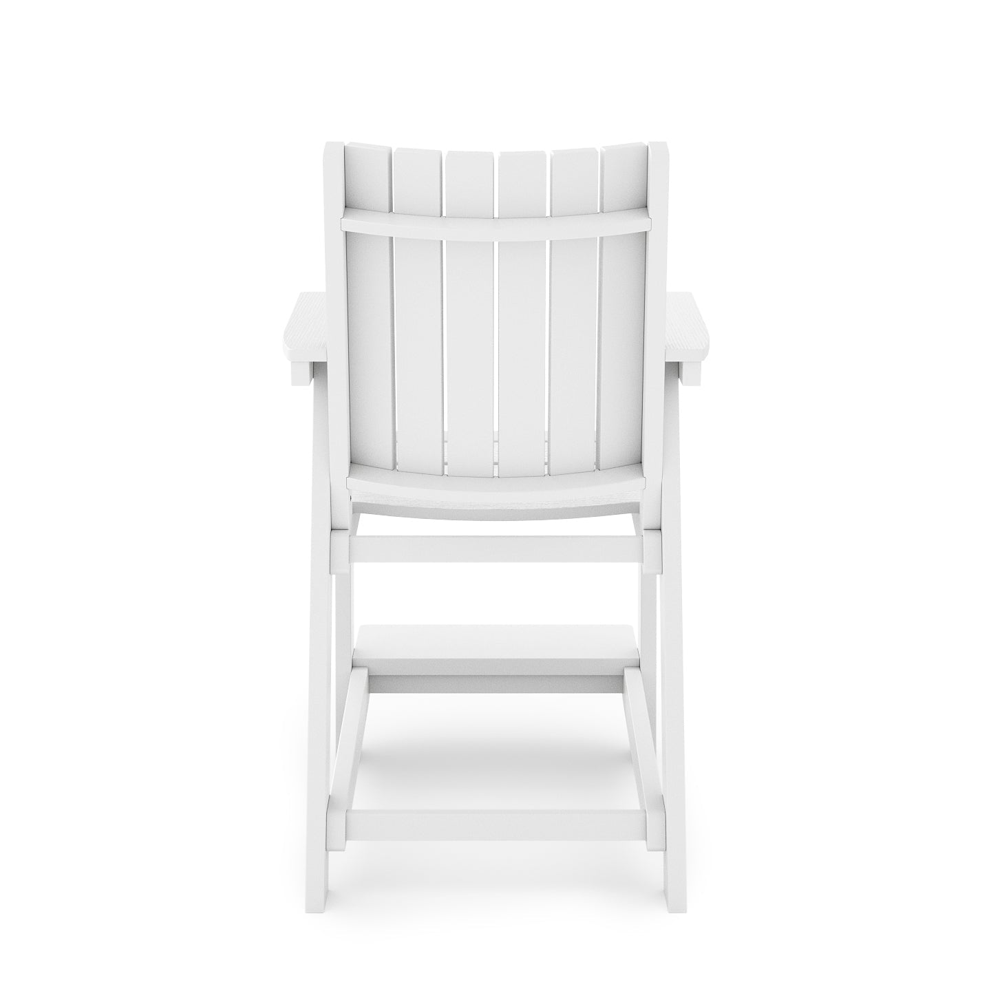 SoPoly Callaway Counter Chair | Destin White
