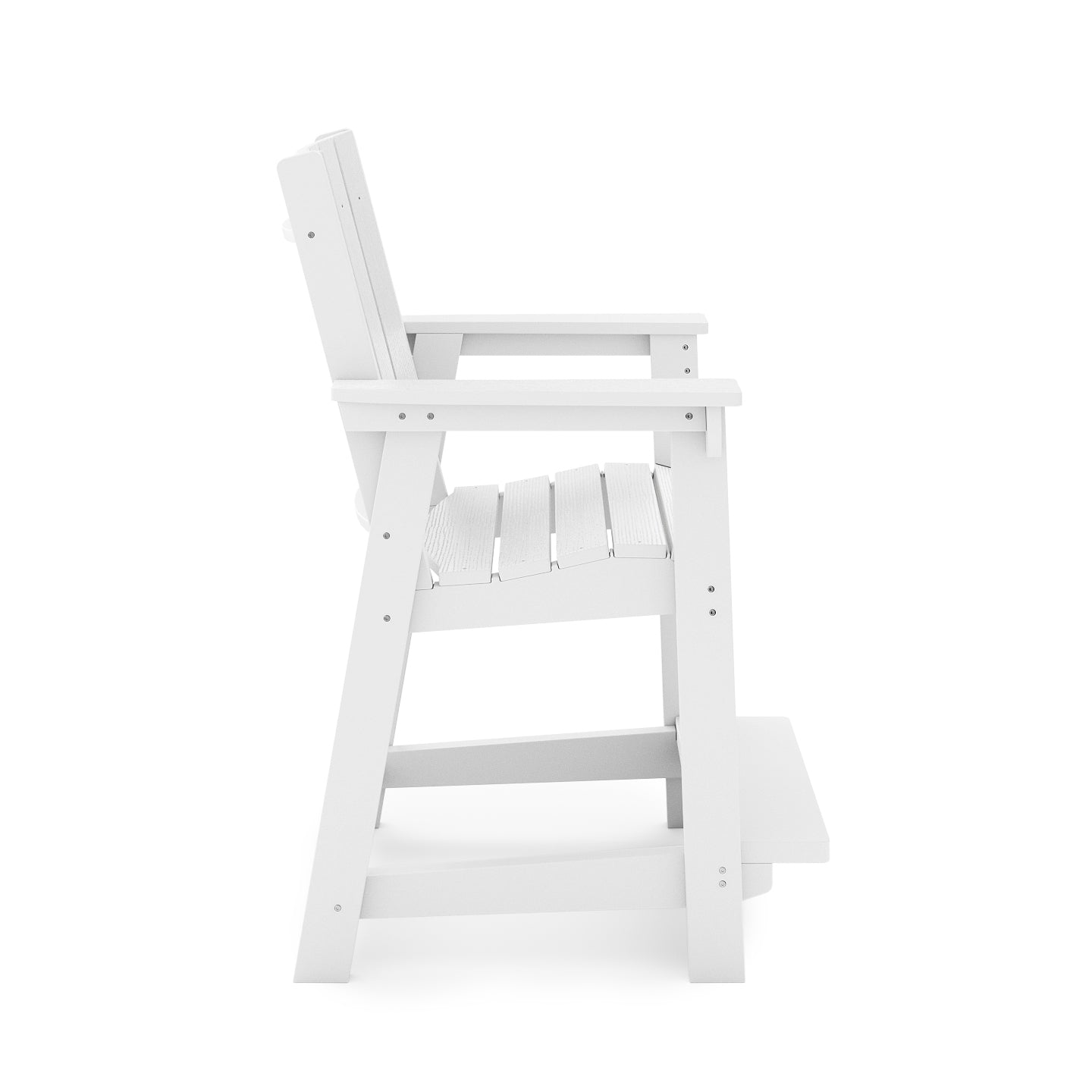 SoPoly Callaway Counter Chair | Destin White
