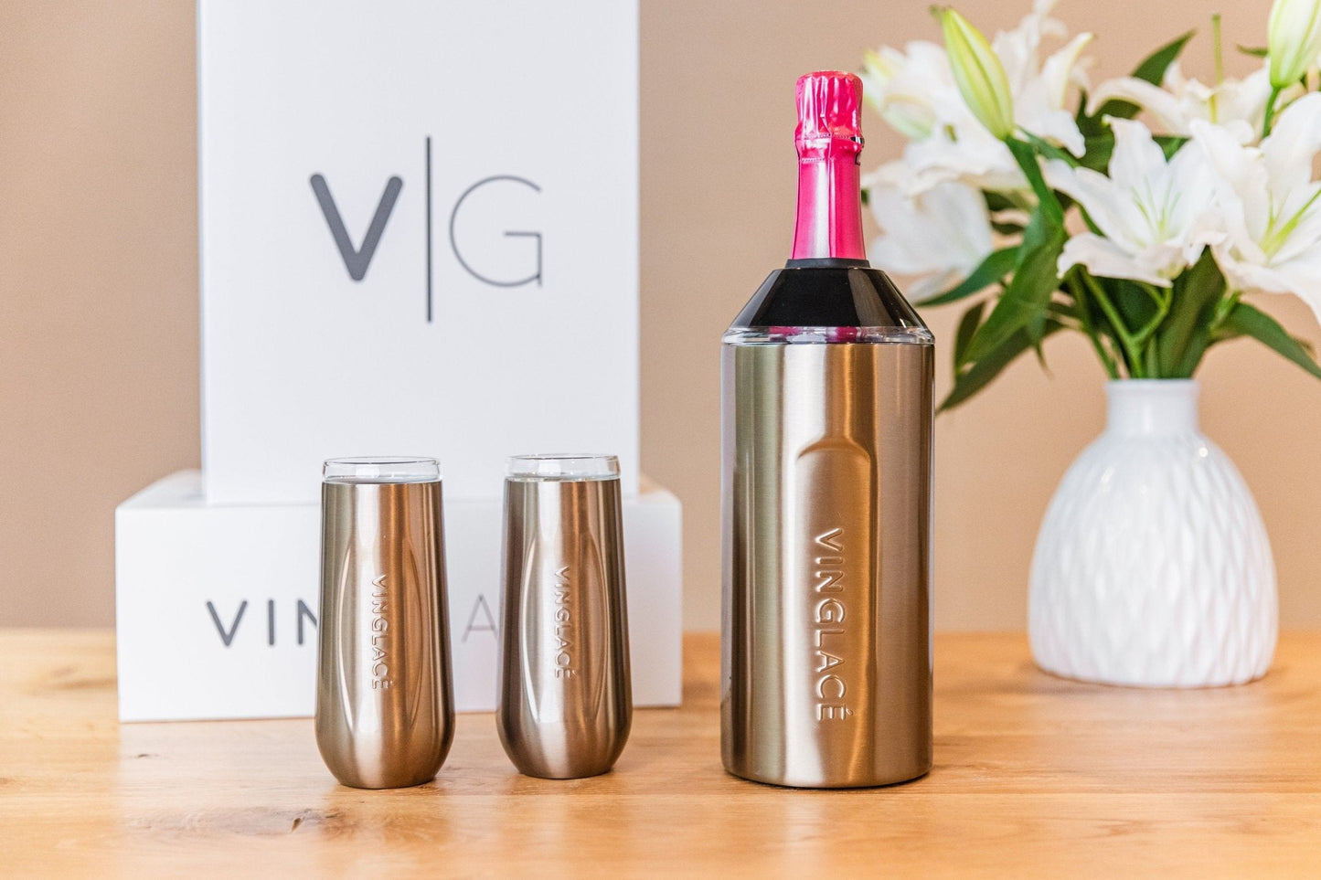 Vinglacé Champagne Gift Set | Copper - view 9