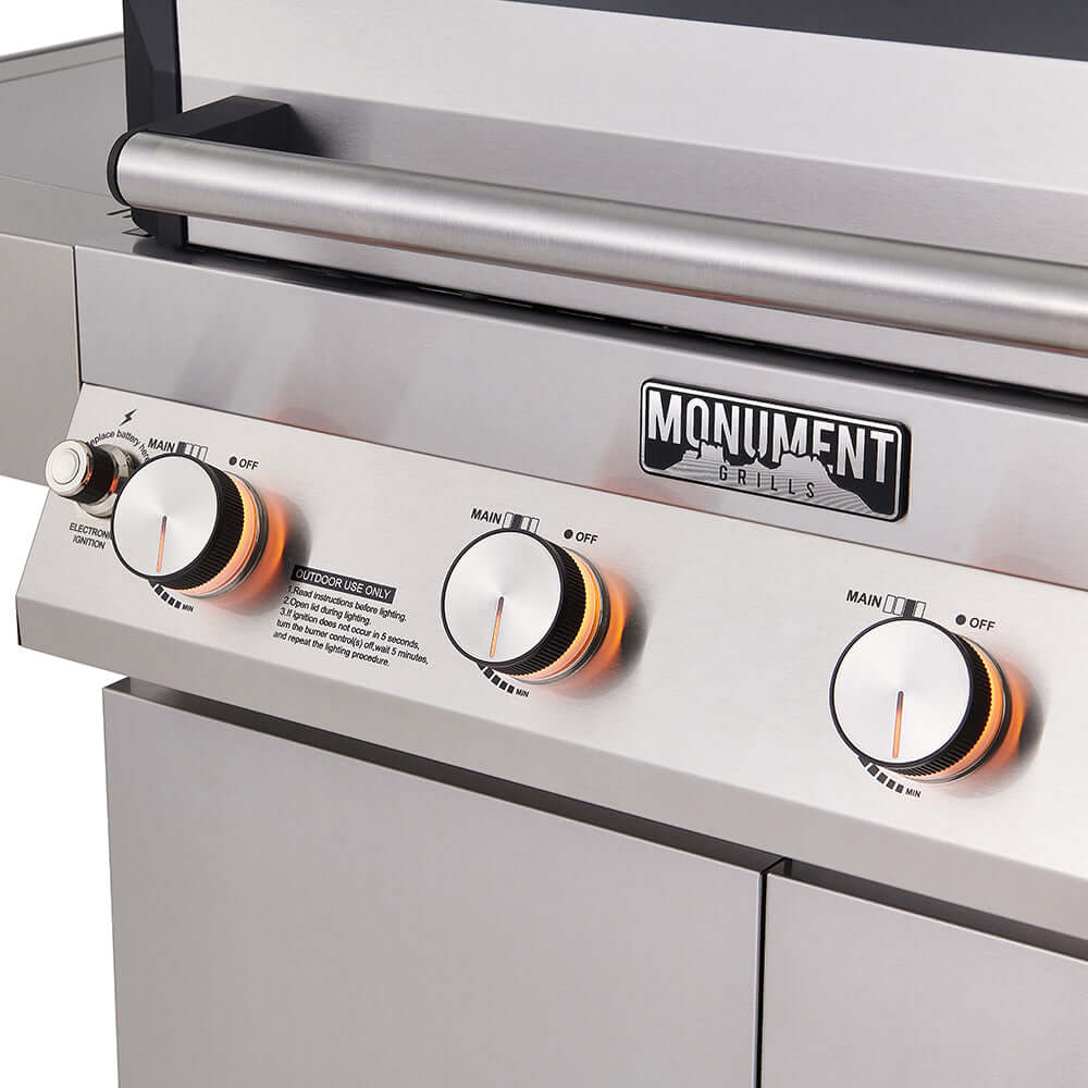 Monument Grills Denali 405 - Stainless Smart Tech Propane Gas Grill | Denali 405 - view 7
