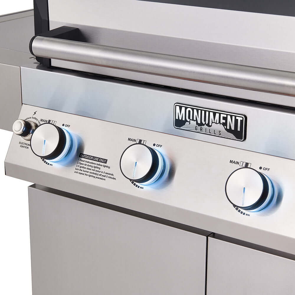 Monument Grills Denali 405 - Stainless Smart Tech Propane Gas Grill | Denali 405 - view 5