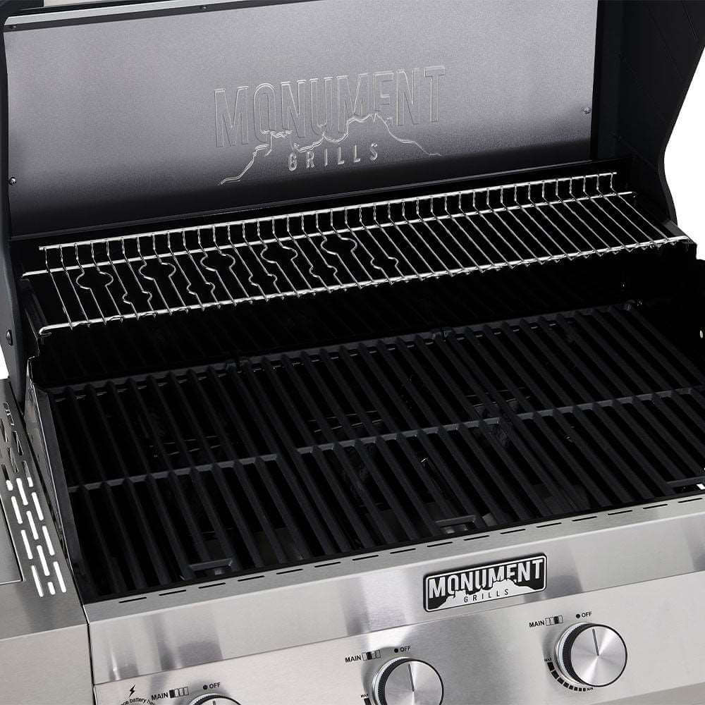 Monument Grills Denali 405 - Stainless Smart Tech Propane Gas Grill | Denali 405 & Grill Cover
