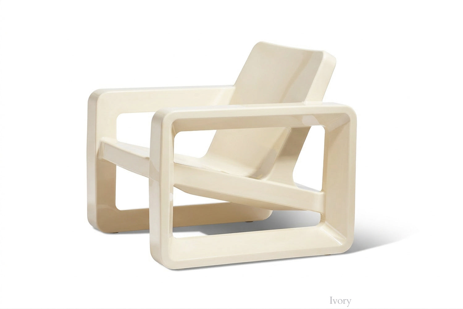 Tupelo Deck Lounge Chair | Ivory