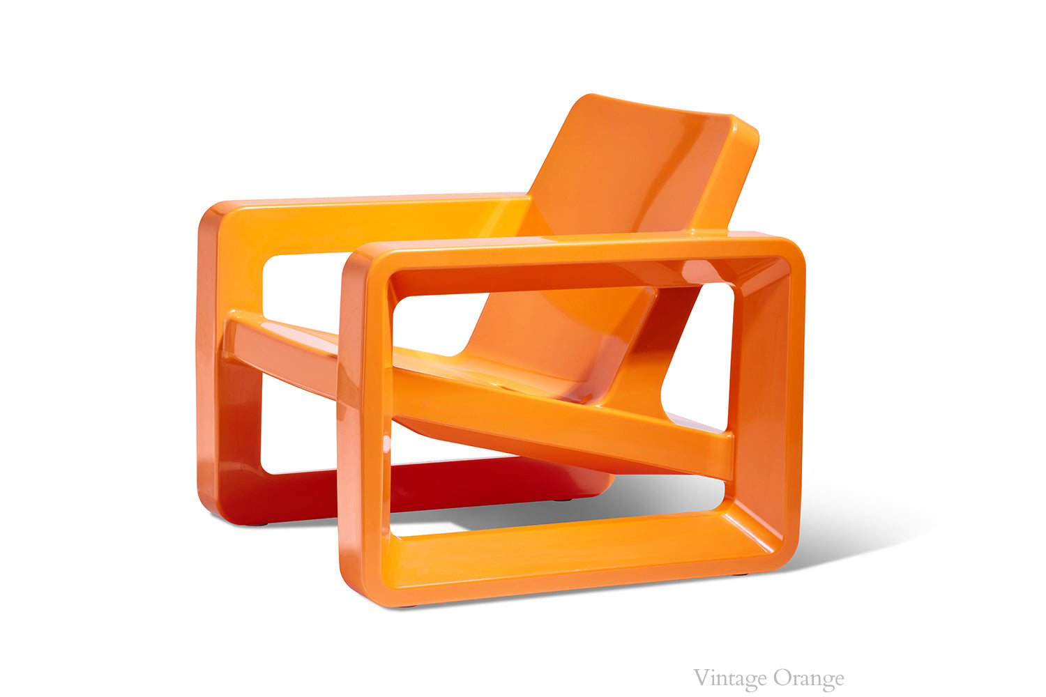 Tupelo Deck Lounge Chair | Vintage Orange
