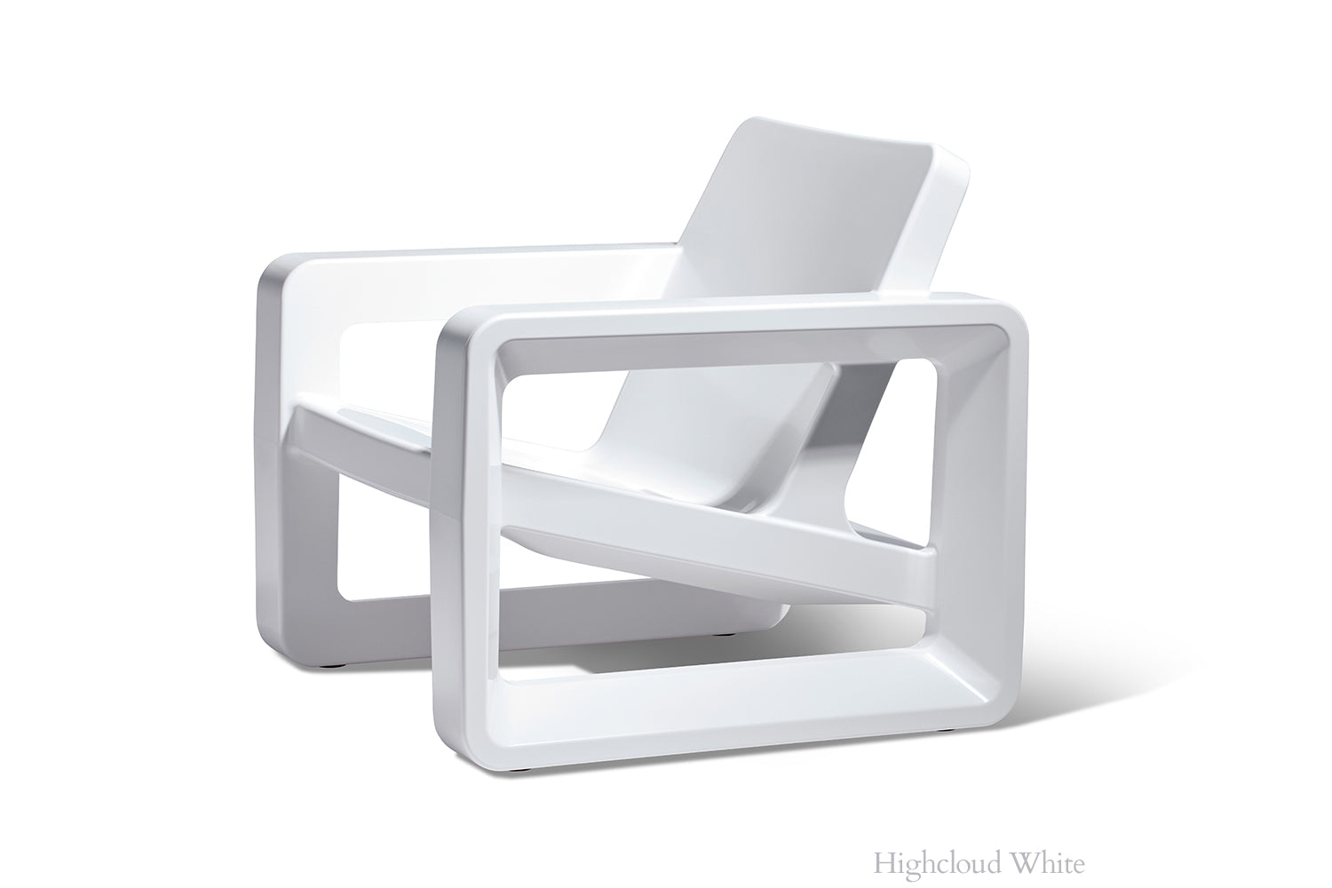 Tupelo Deck Lounge Chair | Highcloud White