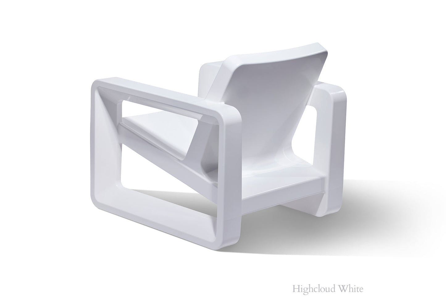 Tupelo Deck Lounge Chair | Highcloud White - view 2