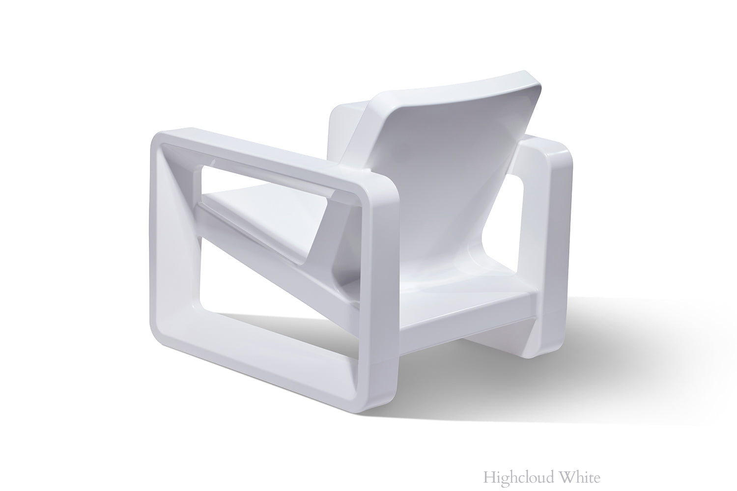 Tupelo Deck Lounge Chair | Highcloud White
