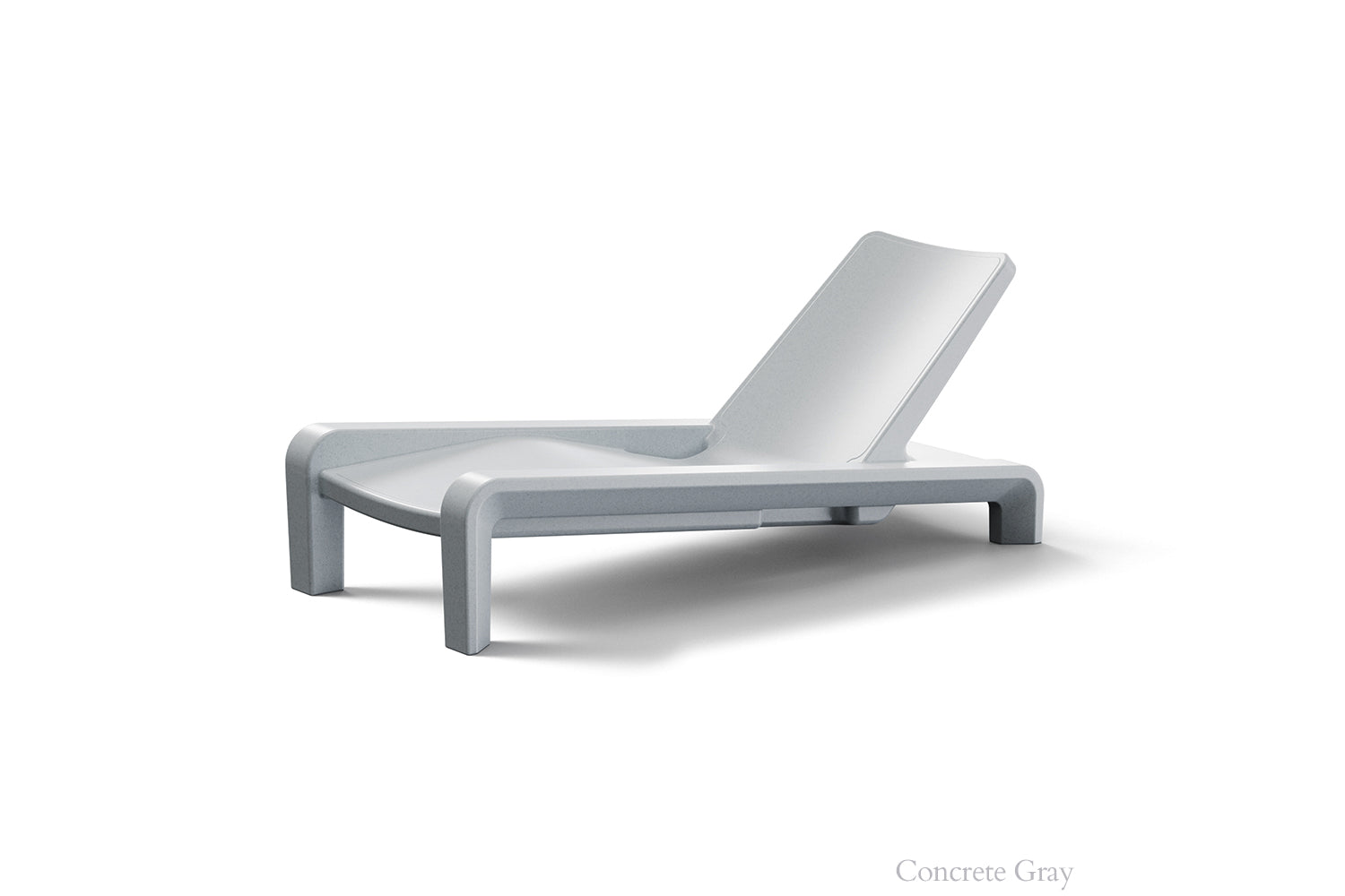 Tupelo Deck Chaise Lounge | Concrete Gray