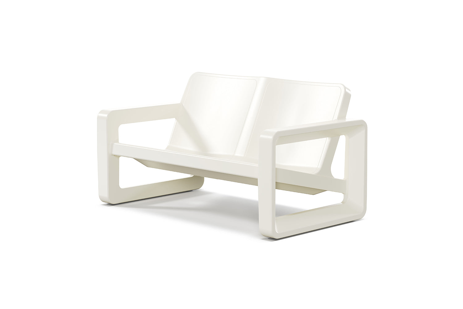 Tupelo Deck Loveseat | Ivory